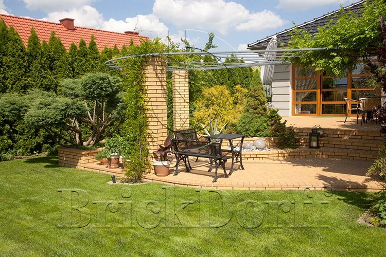 Тротуарная плитка / брусчатка Клинкерная желтая LHL klinker SAHARA 200*100*47 мм