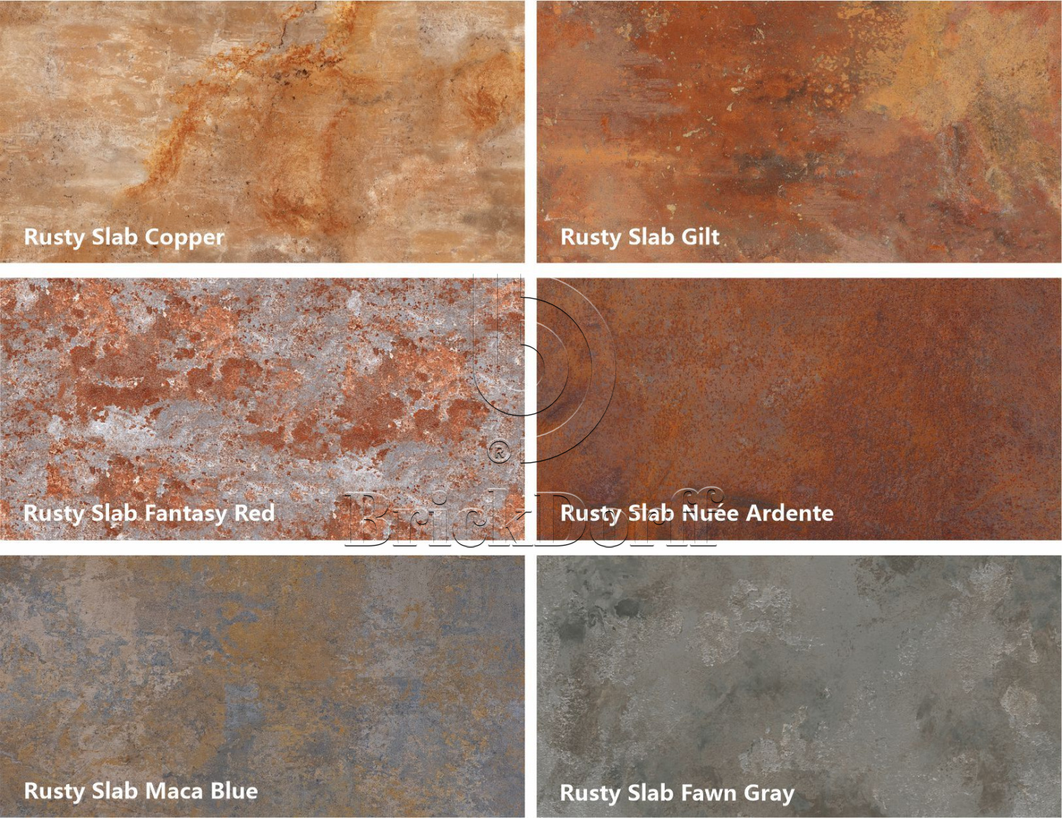 Rusty Slab Nuée Ardente (тёмный вулканический камень с бронзово-красными прожилками)  гибкий камень 3000×1200 мм