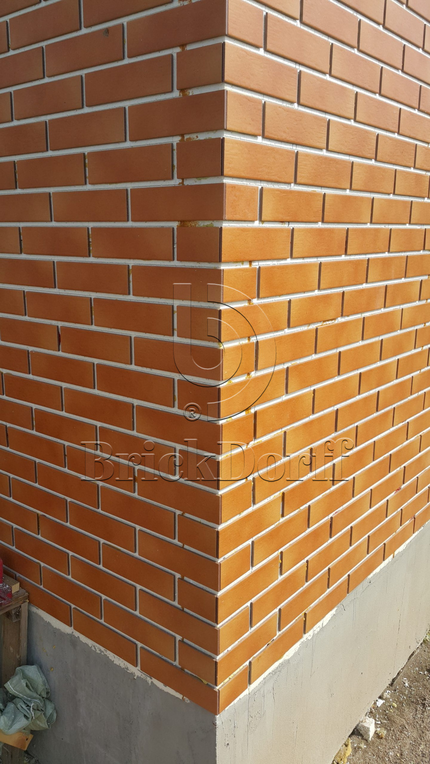 Aquarius Beige 245X66х7,4 мм Клинкерная фасадная плитка под кирпич облицовочная желтая