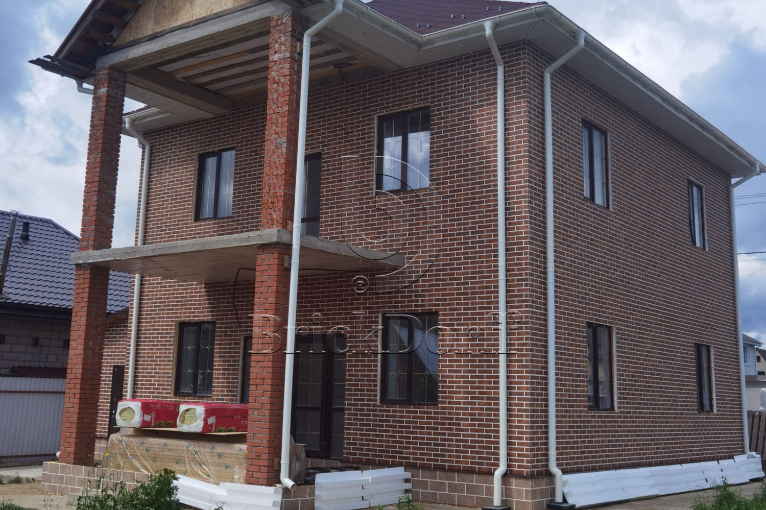 Retro Brick Chili фасадная термопанель из пенополистирола ППС 100 мм с клинкерной плиткой