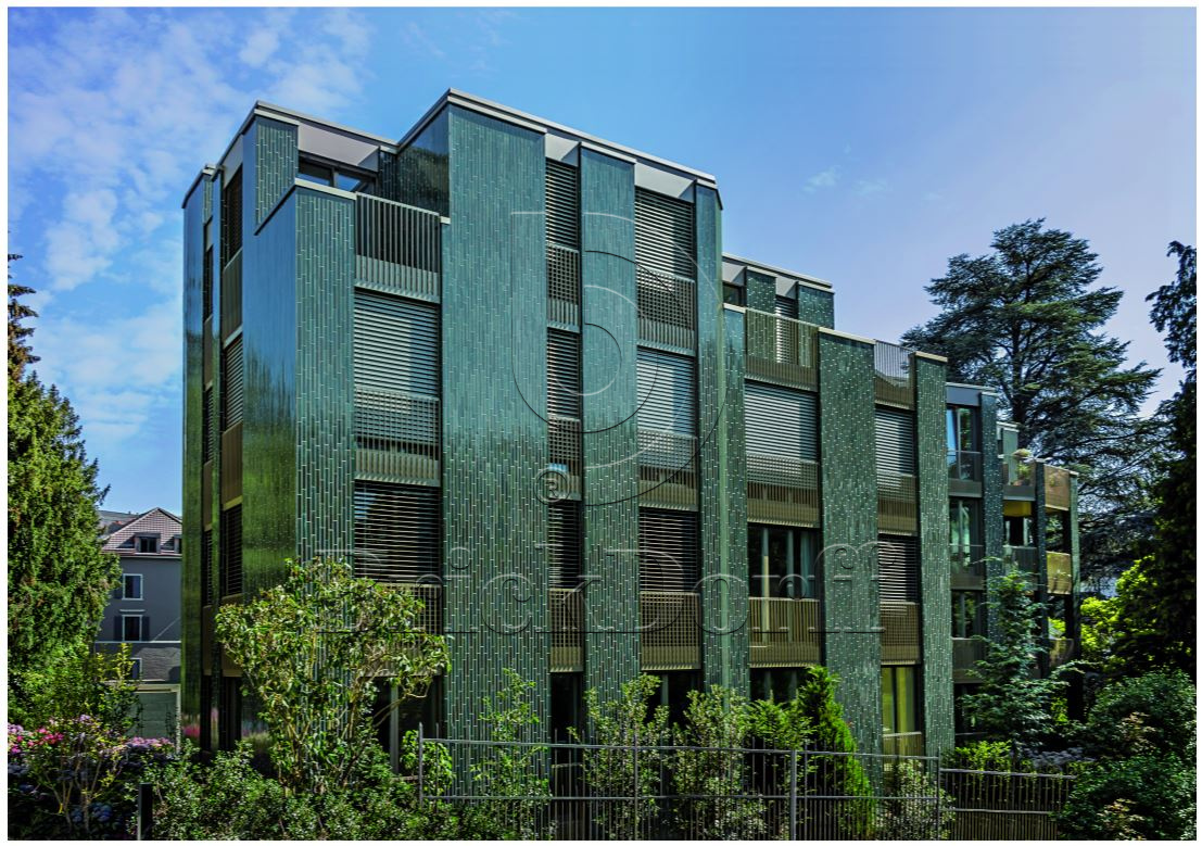 Клинкерная глазурованная фасадная плитка под кирпич цвет по RAL- уникальные цветовые решения