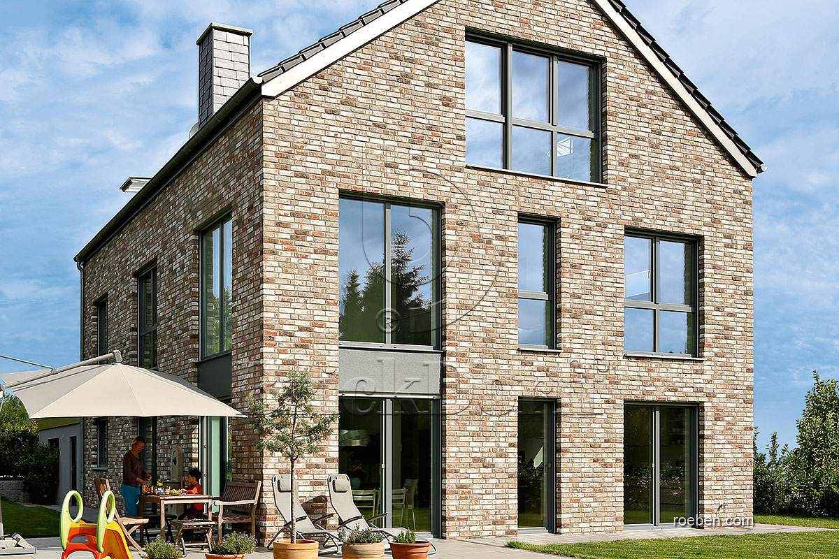 Керамическая черепица рядовая Roben FLANDERNplus антрацит ангоб