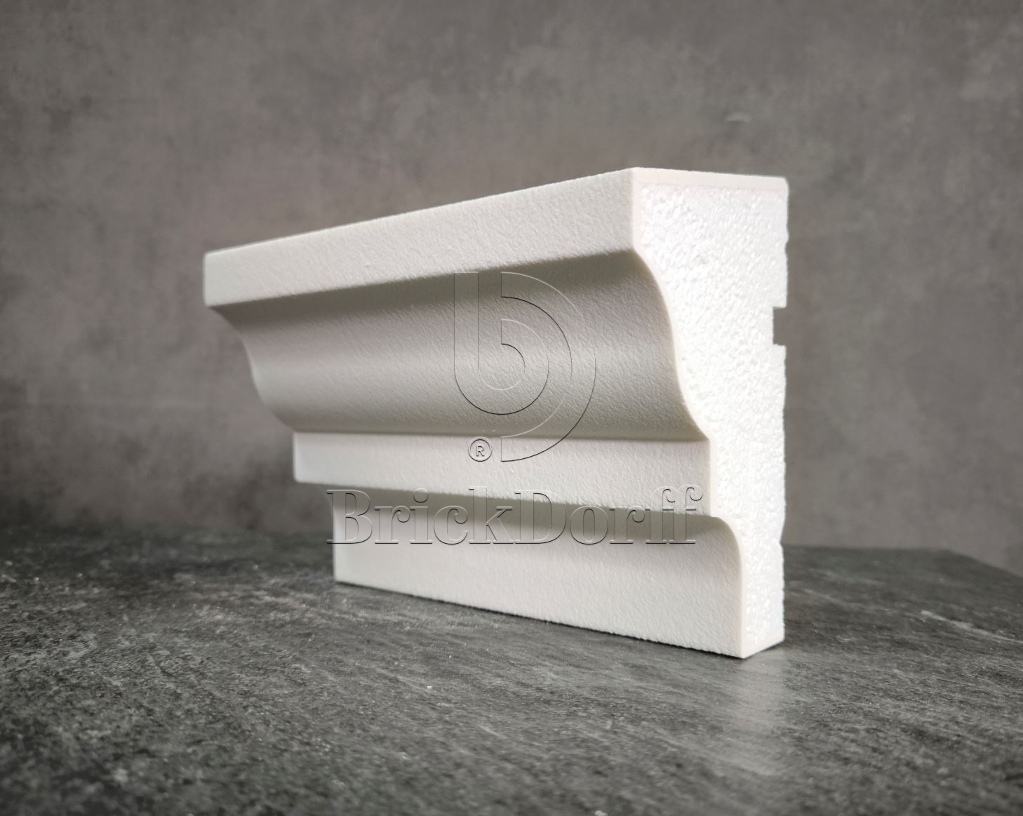 КАРНИЗ для Фасада и Интерьера - лепнина, декор из пенополистирола КВ-150/3 150*90*2000 мм