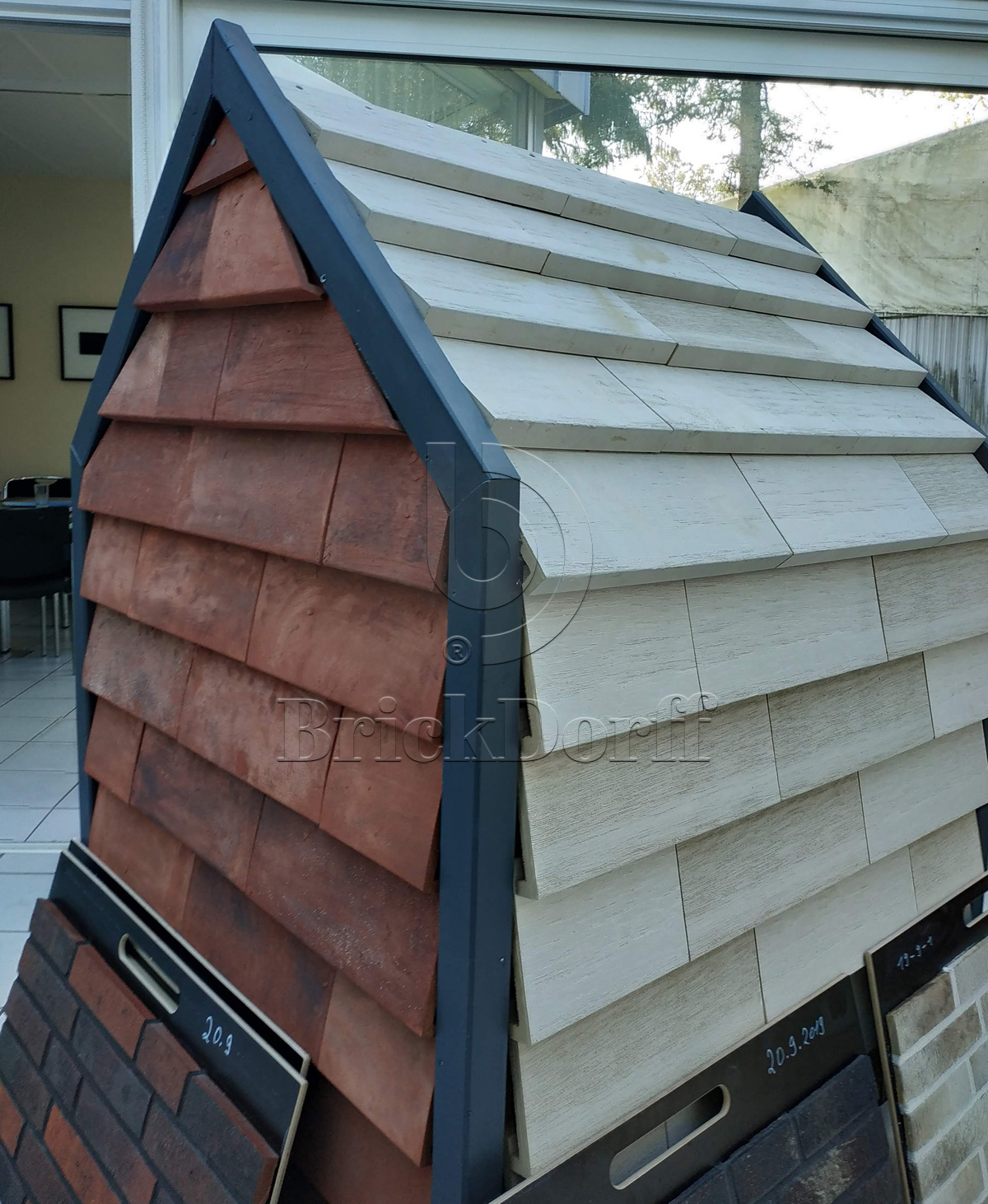 NORDIC 14 Schieferschwarz 400x175x30x14, ABC Клинкерная плитка для навесного вент Фасада и Кровли