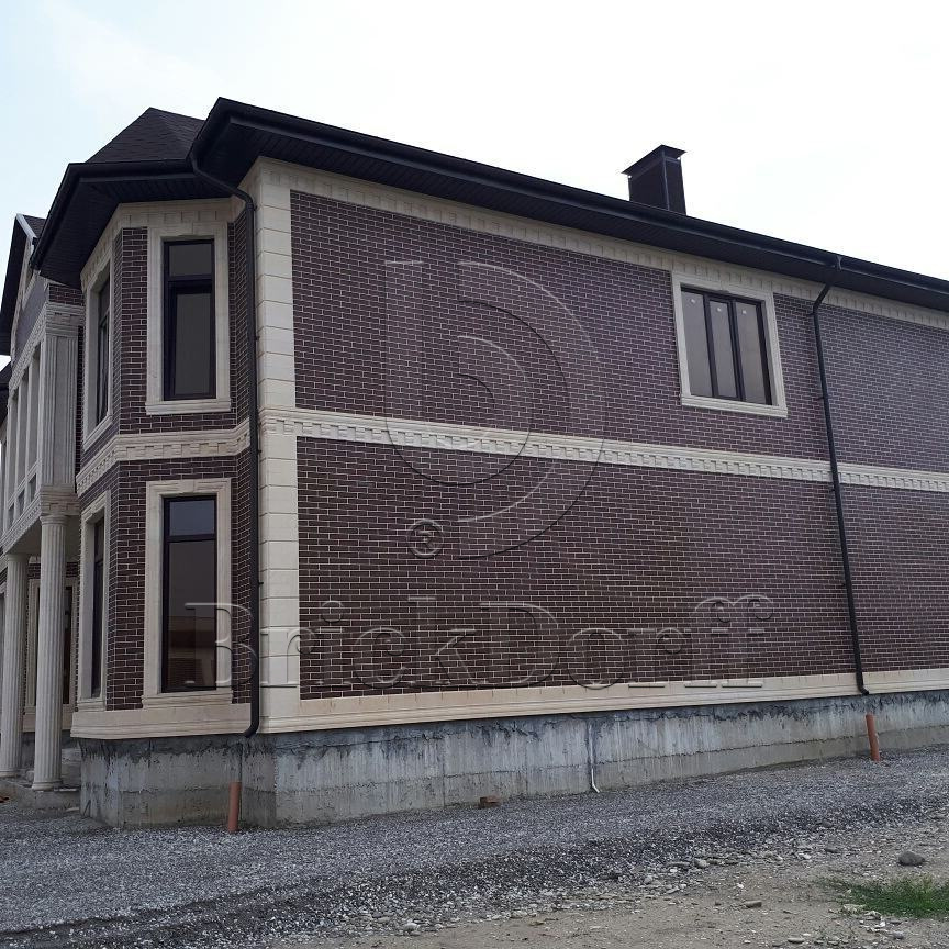 NATURAL BROWN 245X66х7,4 мм Клинкерная фасадная плитка под кирпич облицовочная коричневая