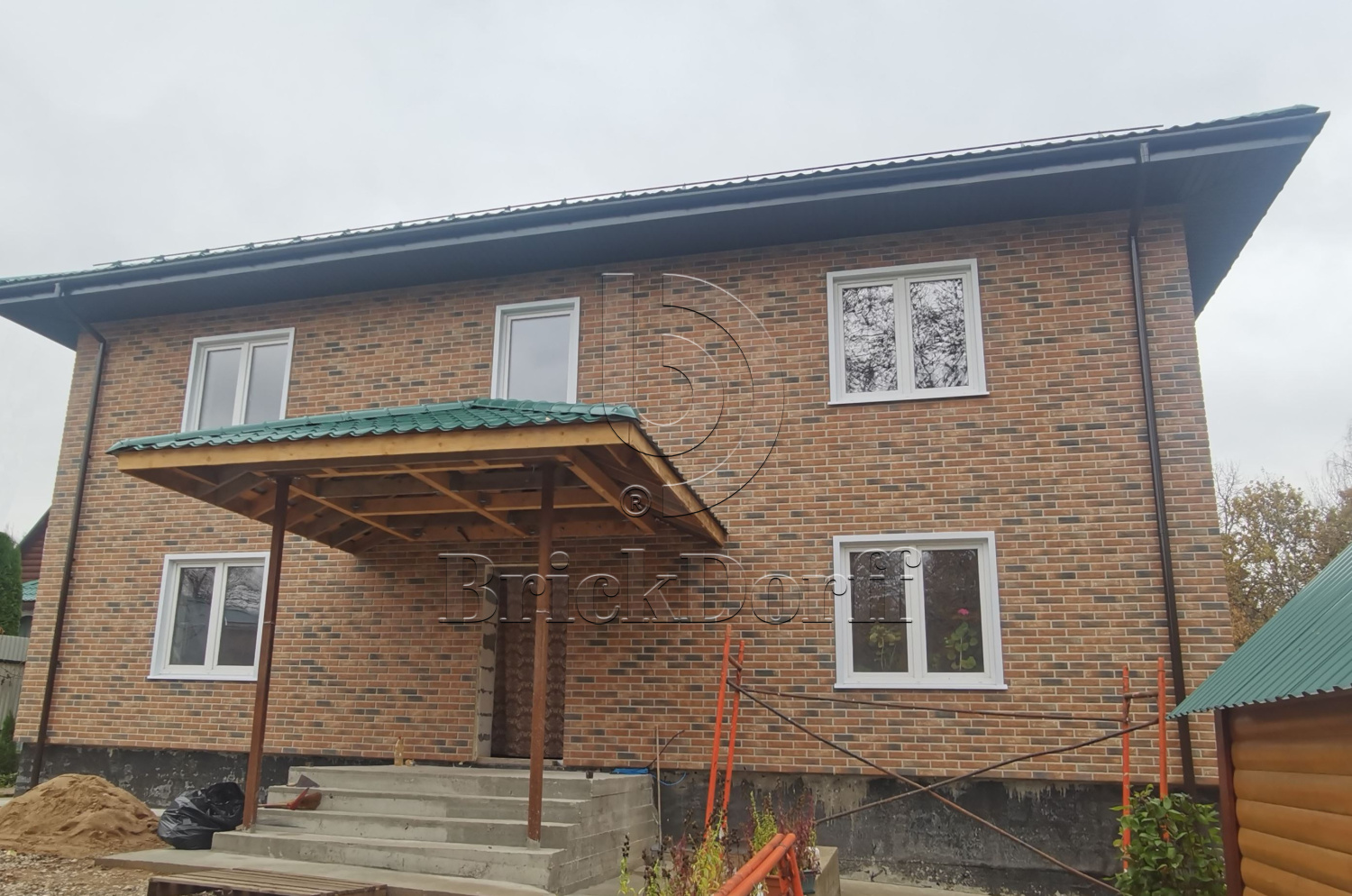 Loft Brick Chili фасадная термопанель из пенополистирола ППС 80 мм с клинкерной плиткой