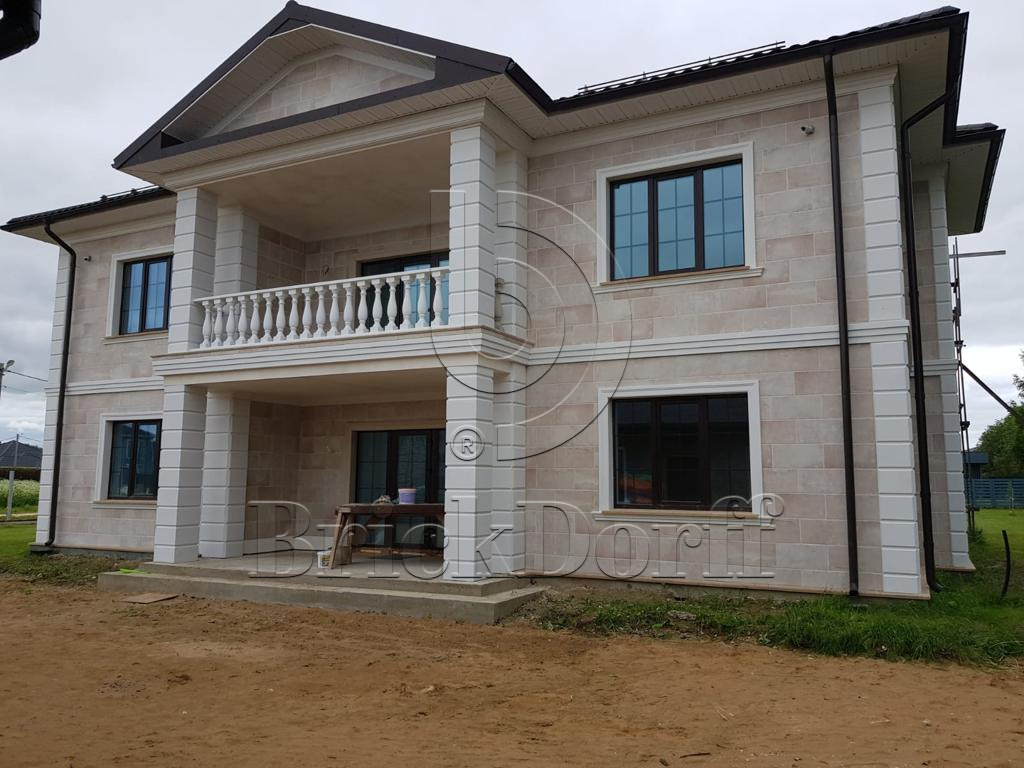 Viano Beige 245X66х7,4 мм Клинкерная фасадная плитка под кирпич облицовочная, серый беж