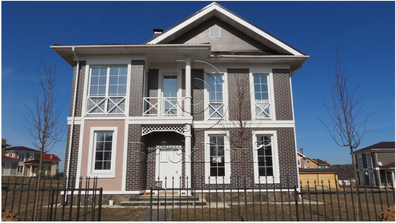 Фасадная Термопанель из пенополистирола ППС 60 мм с клинкерной плиткой ALASKA Braun genarbt 240*71*7 мм