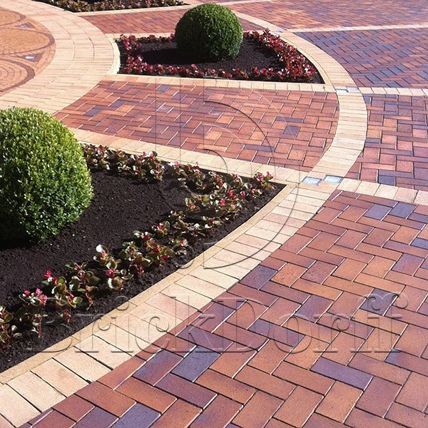 Тротуарная плитка клинкерная ABC Herbstlaub-geflammt (Хербстлауб-гефламмт), 200*100*20 мм