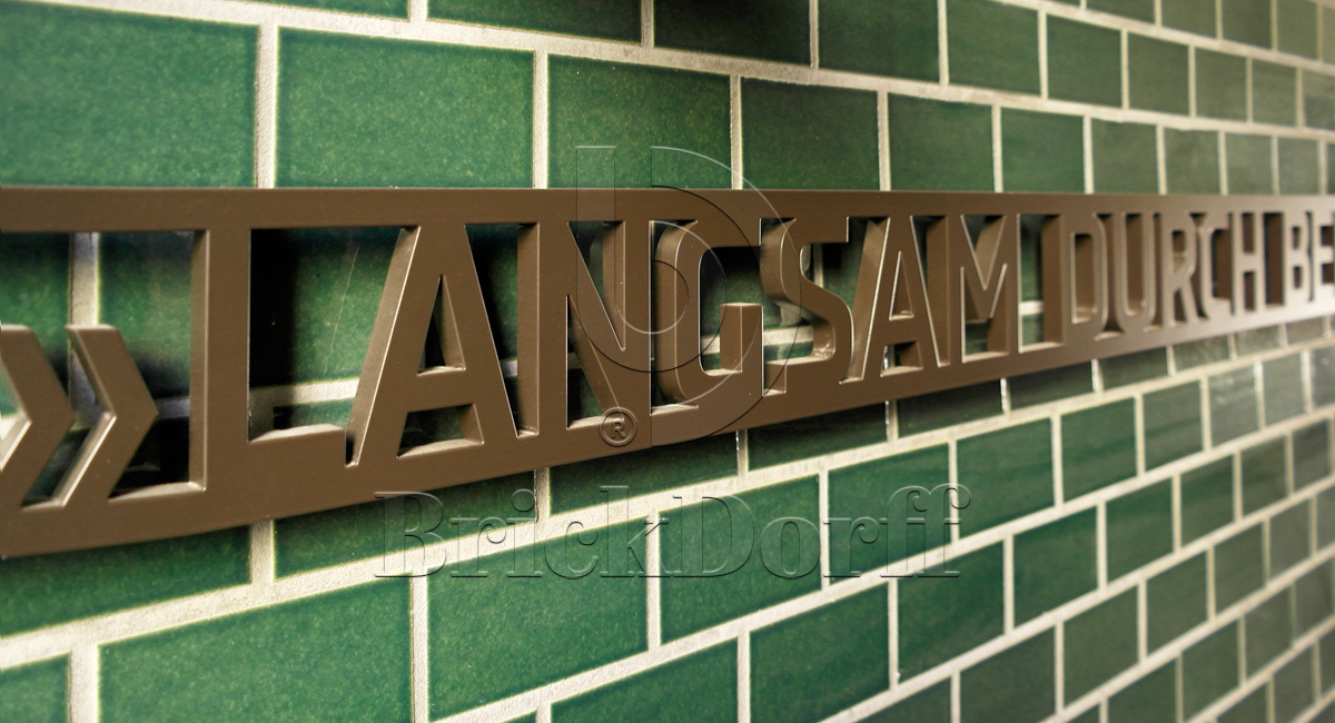 PRO-18-8 Глазурованная клинкерная фасадная плитка под кирпич ral 6028 122x69x10 мм