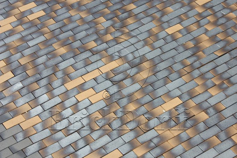 Тротуарная плитка / брусчатка Клинкерная ABC Lederfarben black (Ледерфарбен блакк) 200*100*45 мм