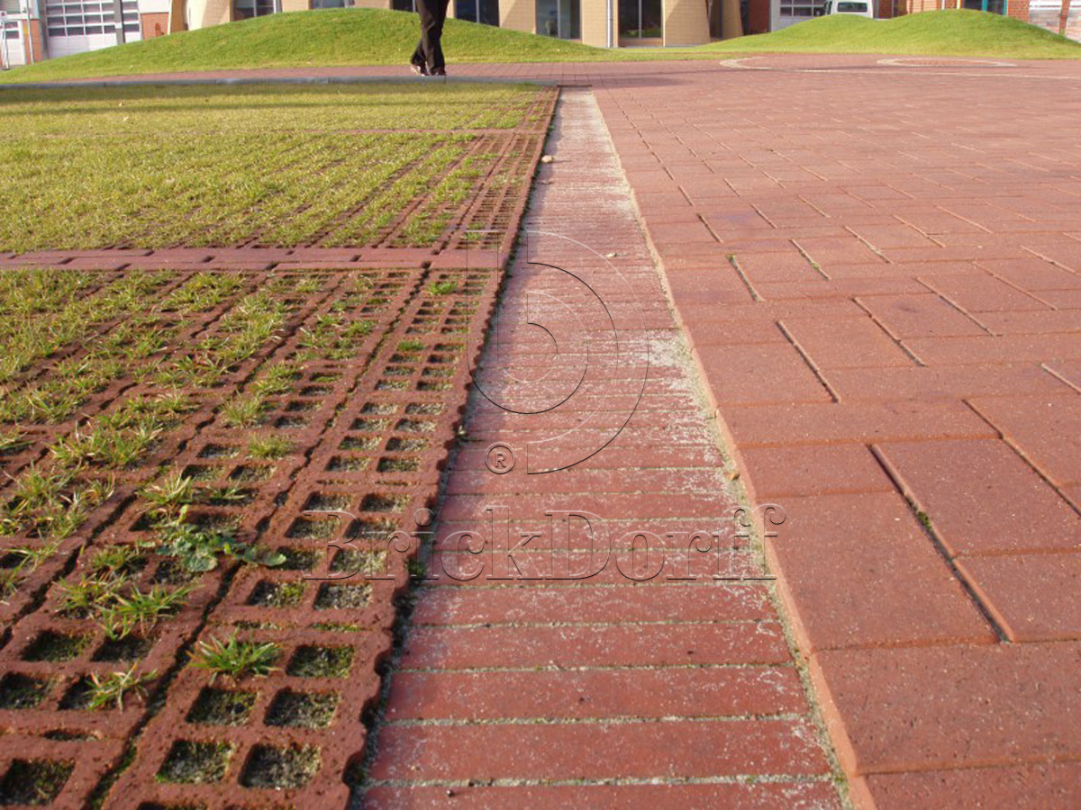 Тротуарная плитка / брусчатка Клинкерная ABC Rot-nuanciert (Рот-нуанкиерт), 200*100*45 мм