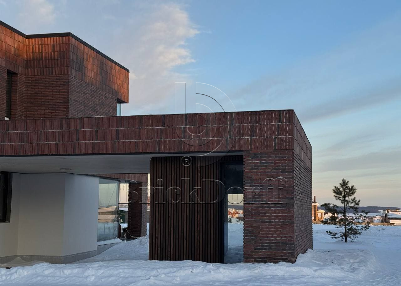 Фасадная ригельная плитка под клинкер Life Brick Лонг