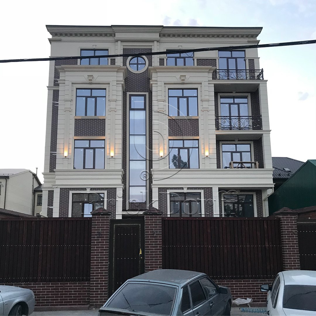 NATURAL BROWN 245X66х7,4 мм Клинкерная фасадная плитка под кирпич облицовочная коричневая