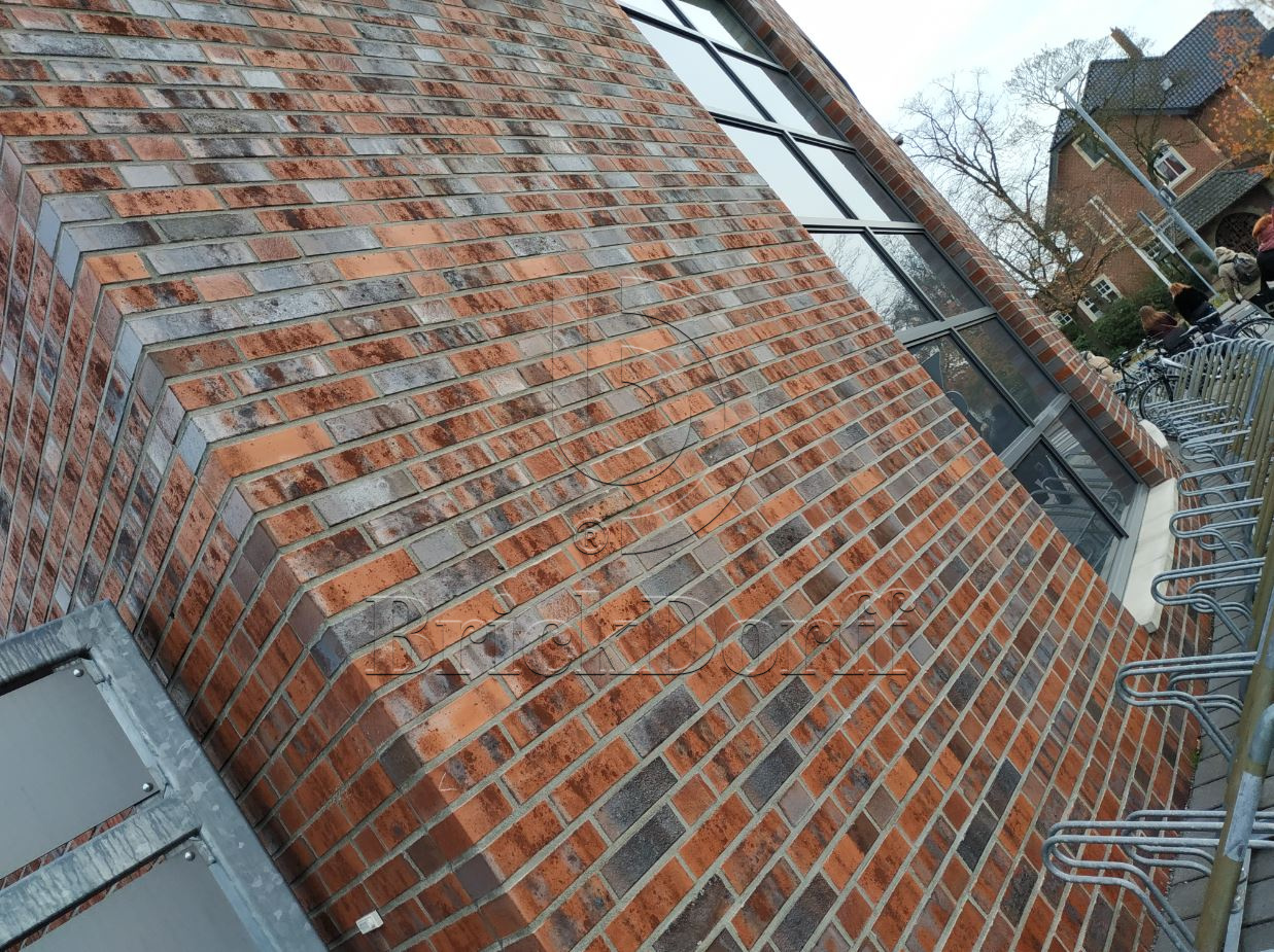 Кирпич облицовочный Клинкерный ABC 5781 Wittenburg Kohlebrand mit Sinterschmolz glatt NF 240*115*71 мм