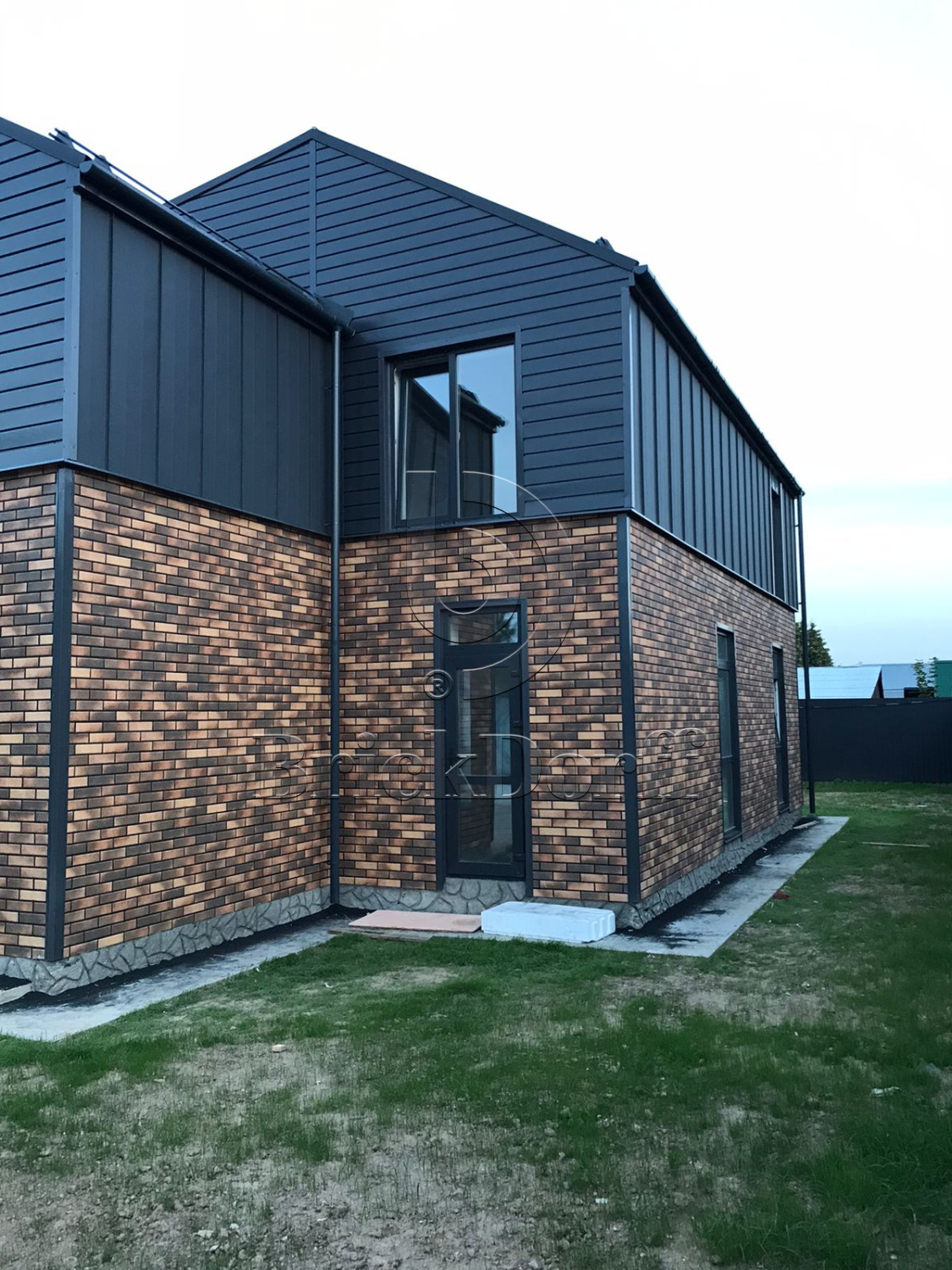 Retro Brick Curry фасадная термопанель из пенополистирола ППС 60 мм с клинкерной плиткой