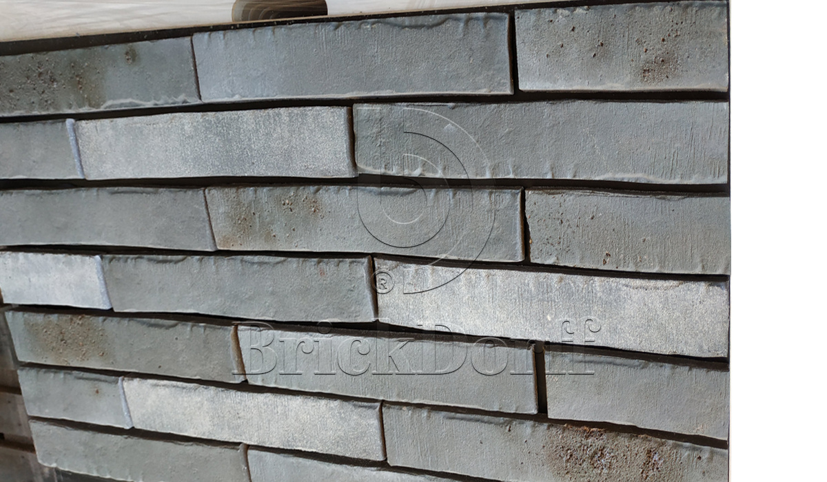 PRO-20-13 Клинкерная фасадная плитка под кирпич ral 7046 240x52x14 мм