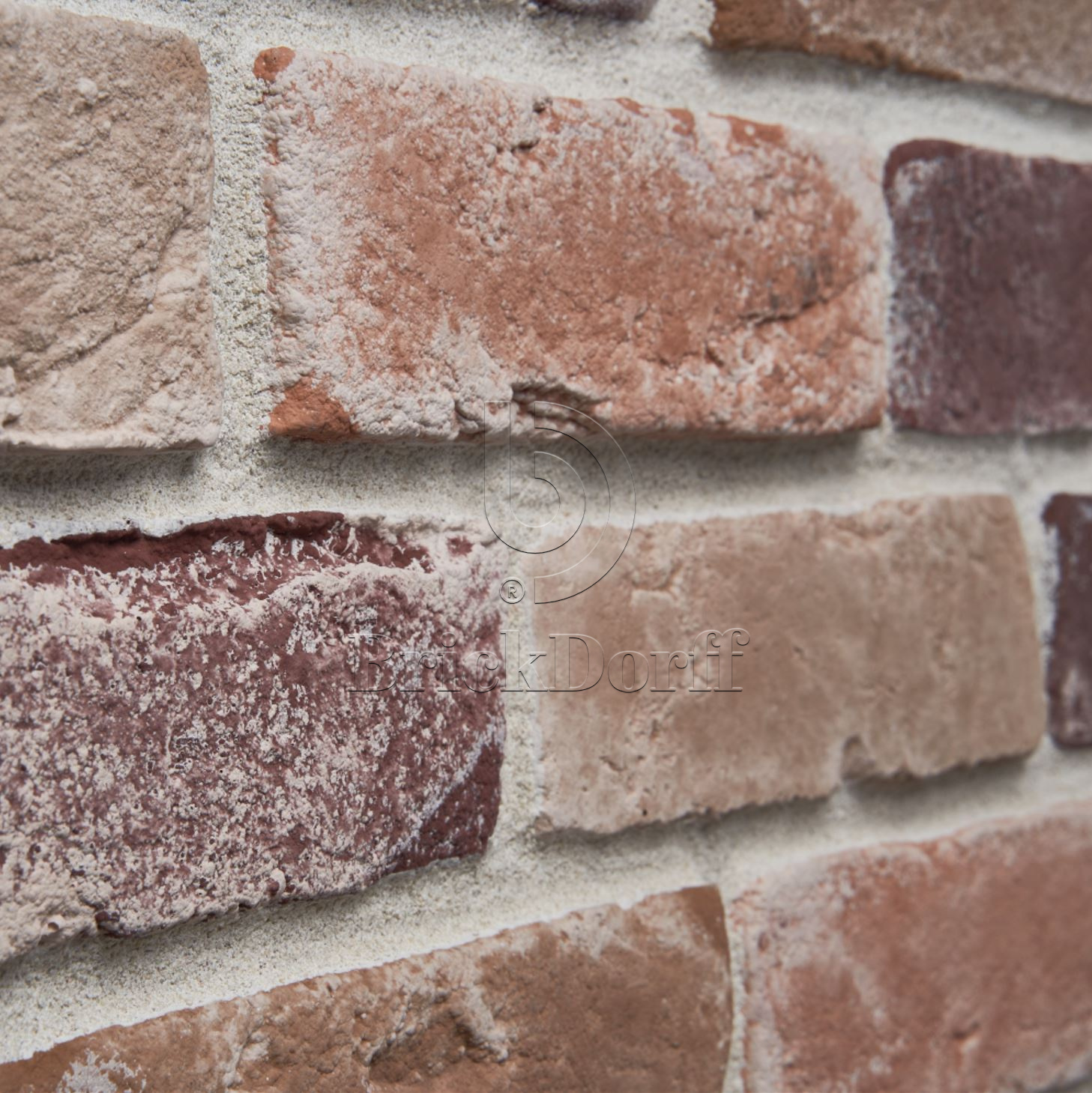 7 Византийский кирпич 225х65х15 мм, декоративный камень для фасада и интерьера Petra