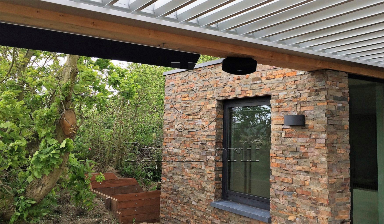 Сланец Цветной-1120 600*150*10-20 мм, натуральный камень для фасада и интерьера BD