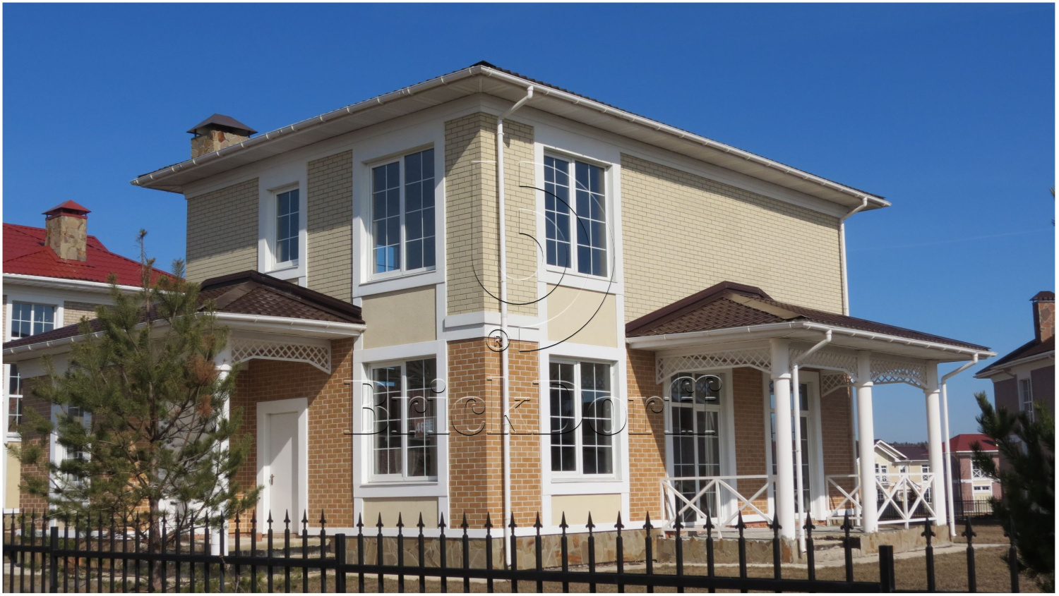 Фасадная Термопанель из Пенополиуретана ППУ 40 мм с Клинкерной плиткой Antik Sandstein 240*71*10 мм