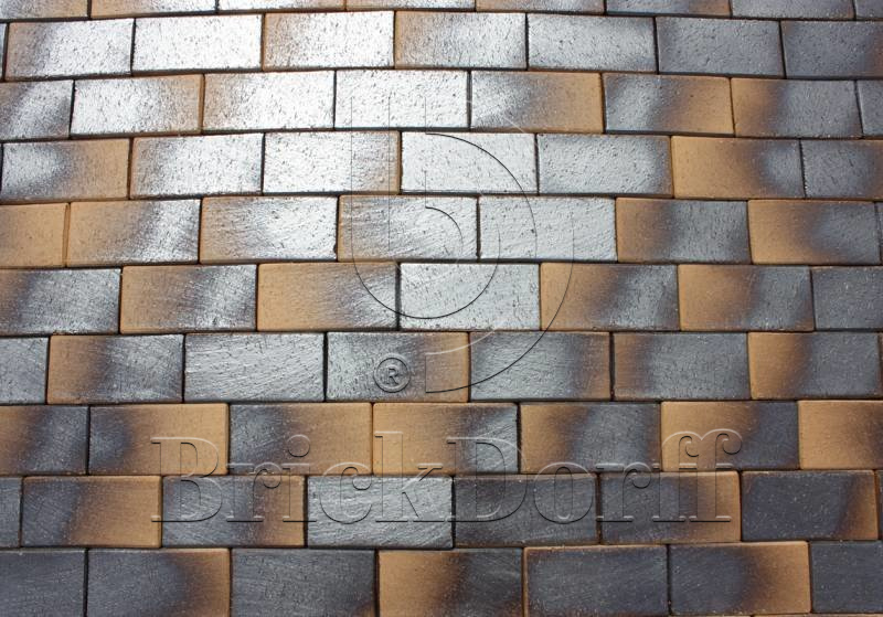 Тротуарная плитка / брусчатка Клинкерная ABC Lederfarben black (Ледерфарбен блакк) 200*100*45 мм