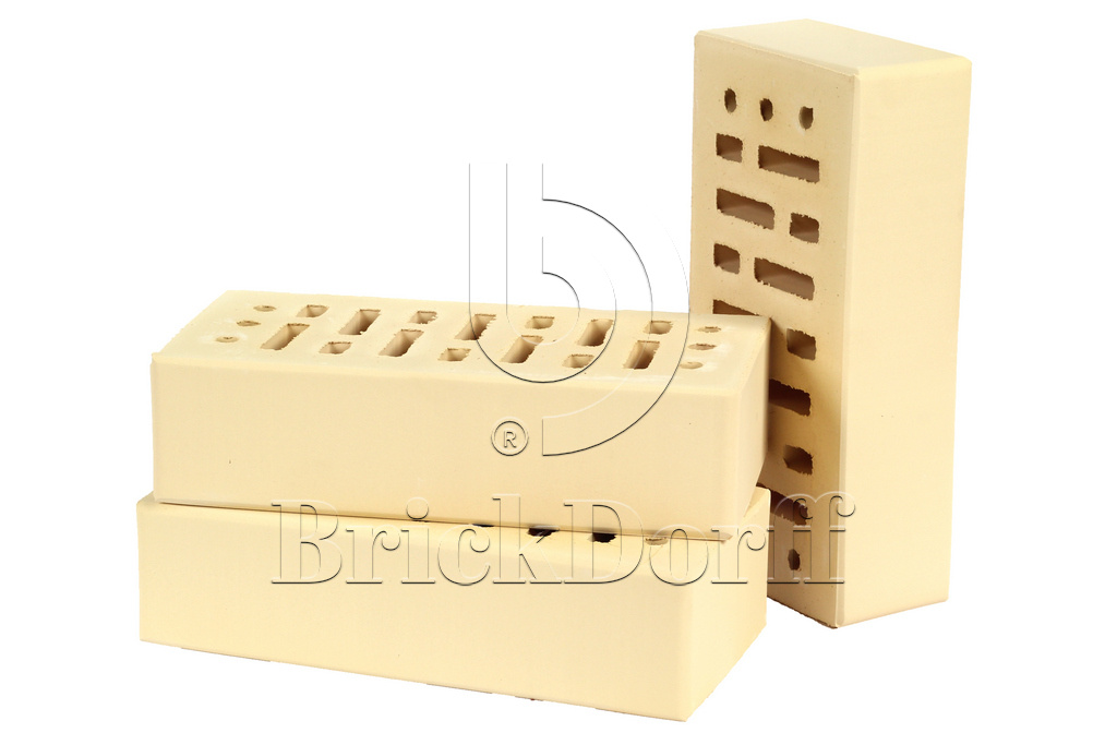 Lode SARMITE гладкий, 250*120*65 мм, Печной Кирпич керамический пустотелый, желтый