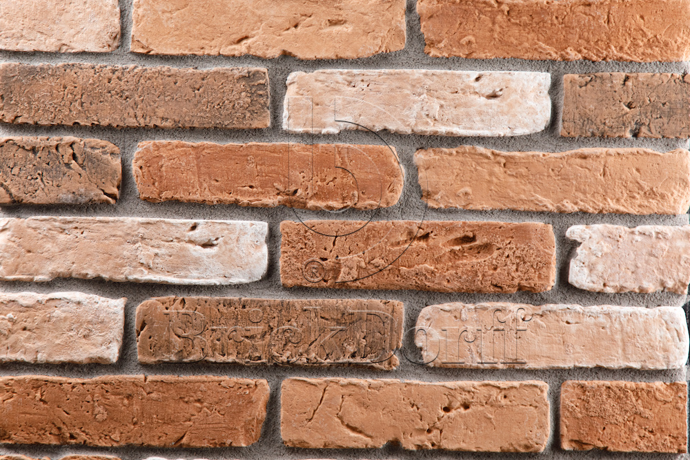 2 Скандинавский кирпич 250-260*60-70*15 мм, декоративный камень для фасада и интерьера Petra