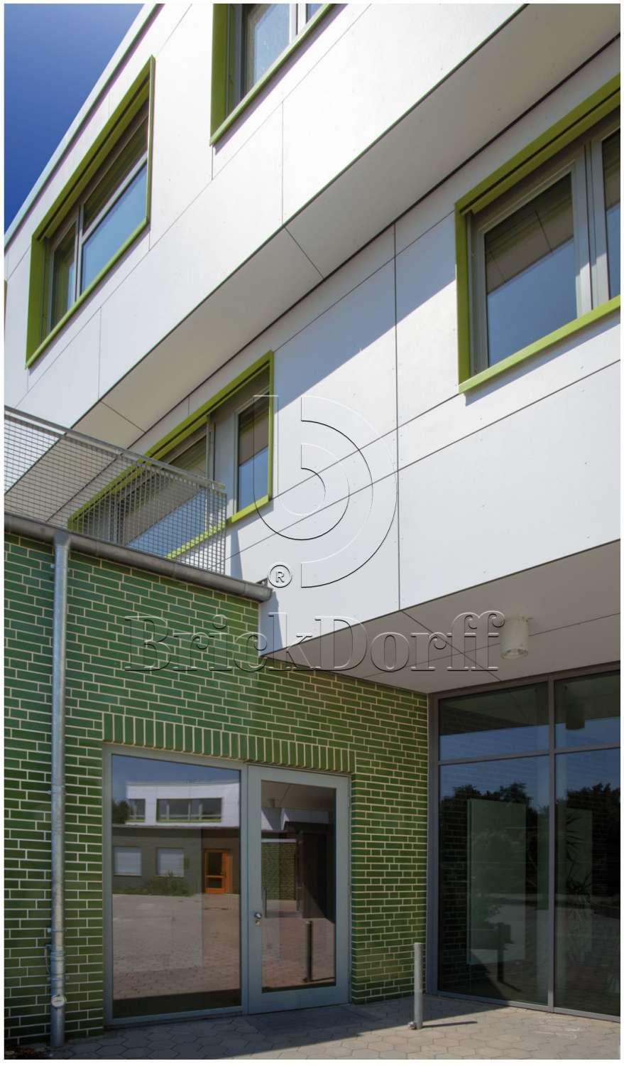 Фасадная Термопанель из Пенополиуретана ППУ 40 мм с Клинкерной Глазурованной плиткой Gruen 360, 240*71*10 мм