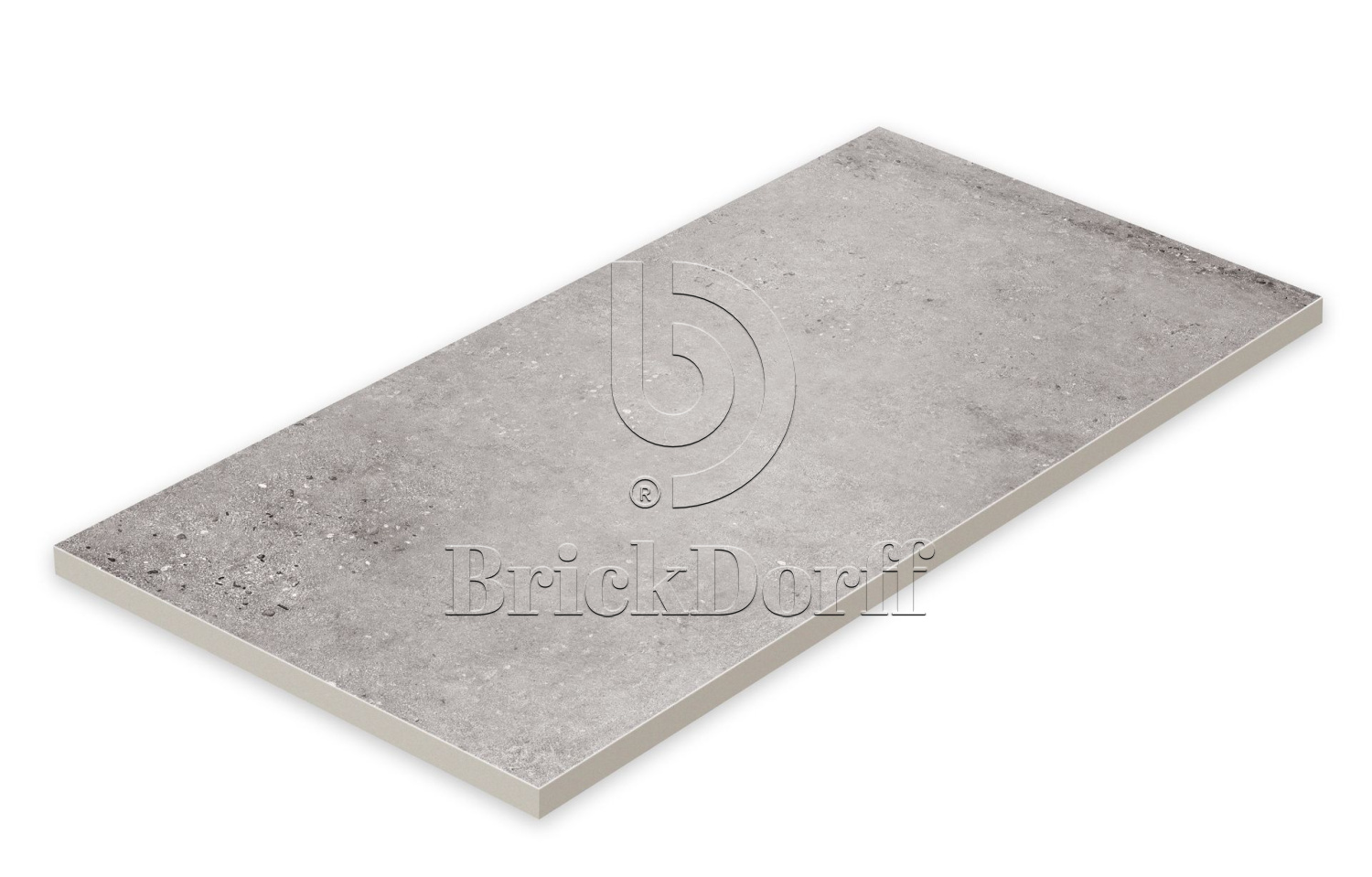 Клинкерная Плитка напольная противоскользящая Stroeher KERAPLATTE GRAVEL BLEND 962 grey 594*294*10 мм