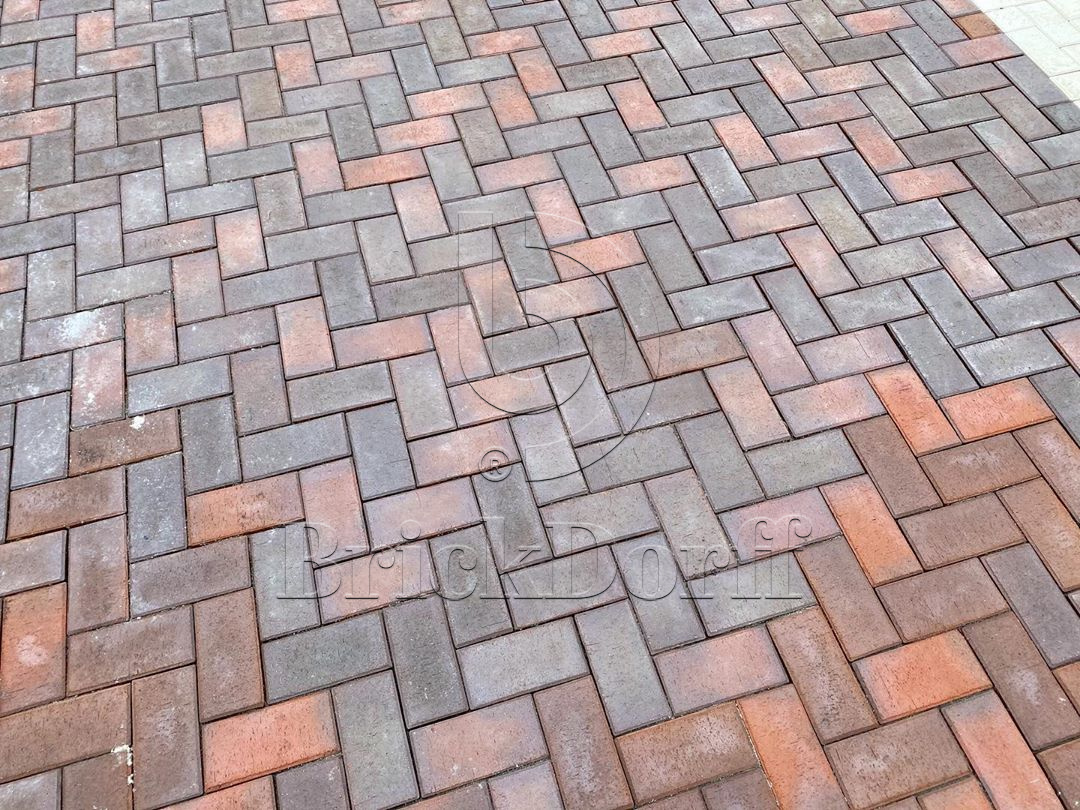 Тротуарная плитка / брусчатка Клинкерная ЛСР MIX-2 200*100*50 мм