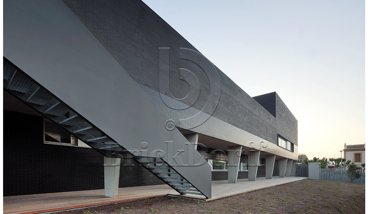 Tiefschwarz 390 черная, 240*71*10 мм, Глазурованная клинкерная фасадная плитка облицовочная под кирпич ABC