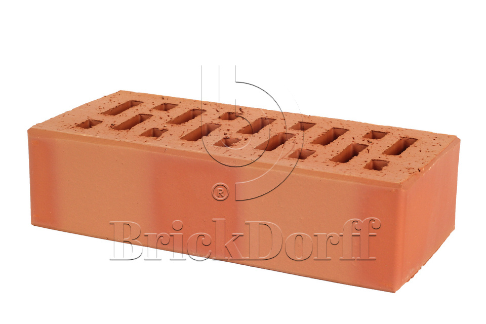 Lode MARTINS гладкий, 250*120*65 мм, Печной Кирпич керамический пустотелый, терракотовый пестрый