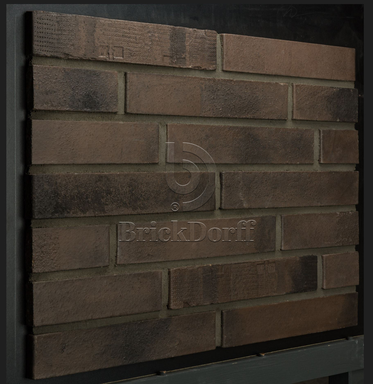 Фасадная ригельная плитка под клинкер Life Brick Римхен 493, 284*51*15 мм