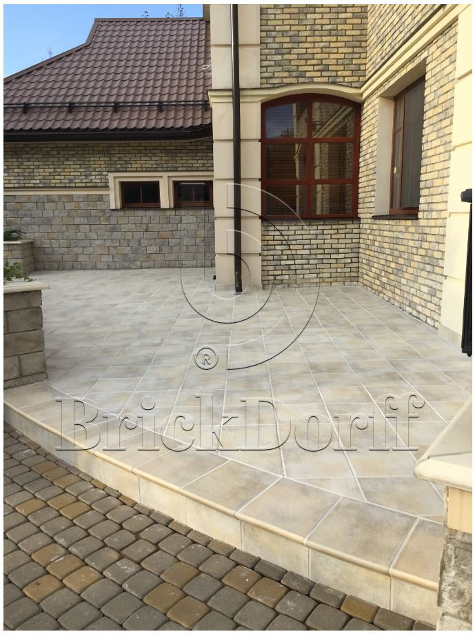 Клинкерная Плитка напольная противоскользящая Stroeher KERAPLATTE AERA T 721 roule 444*294*10 мм