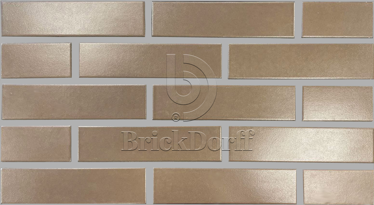 Клинкерная фасадная плитка облицовочная под кирпич коричневый беж 240*60*6 мм