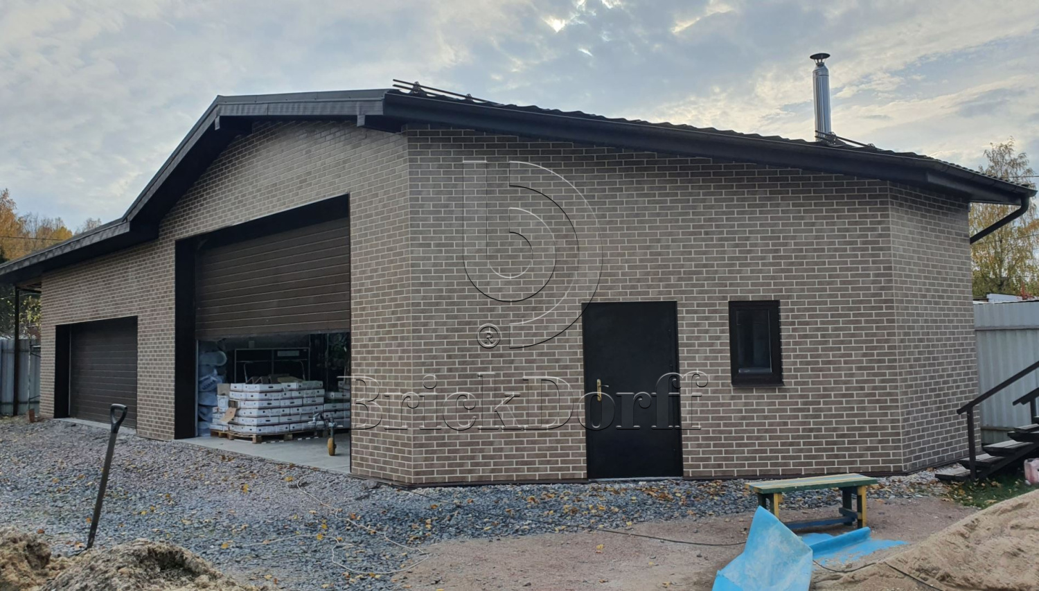 Mattone Sabbia Brown 245X66х7,4 мм Клинкерная фасадная плитка под кирпич облицовочная, коричневая