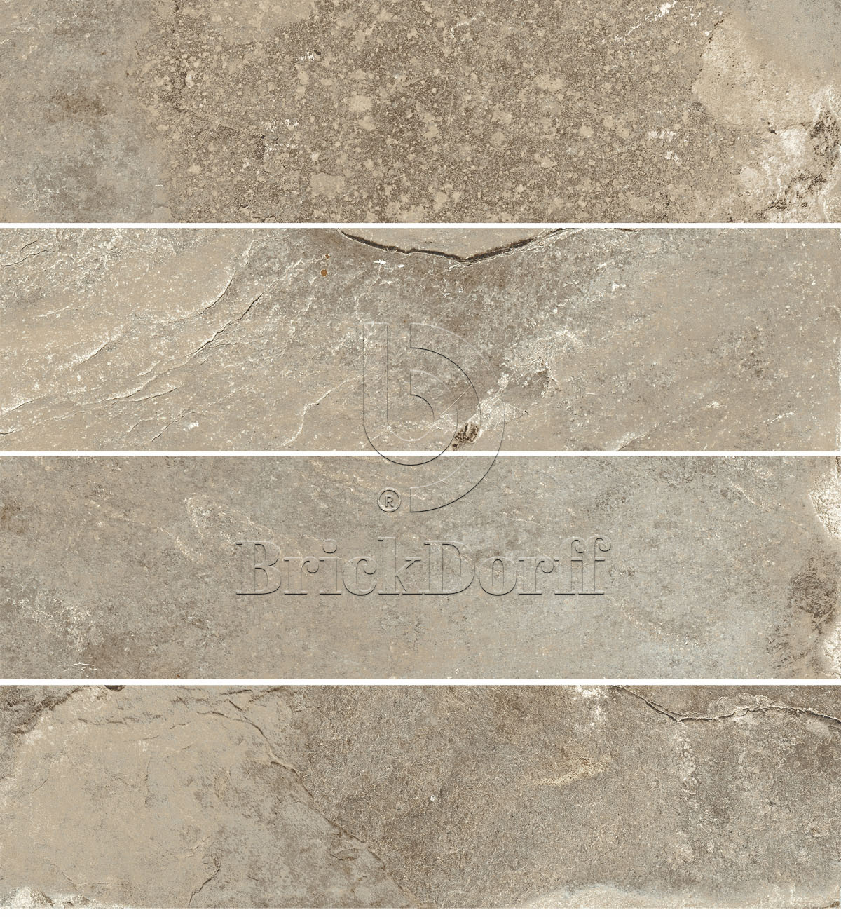 Колорадо-3 бежевая клинкерная фасадная плитка под кирпич 245*65*7 мм, керамин