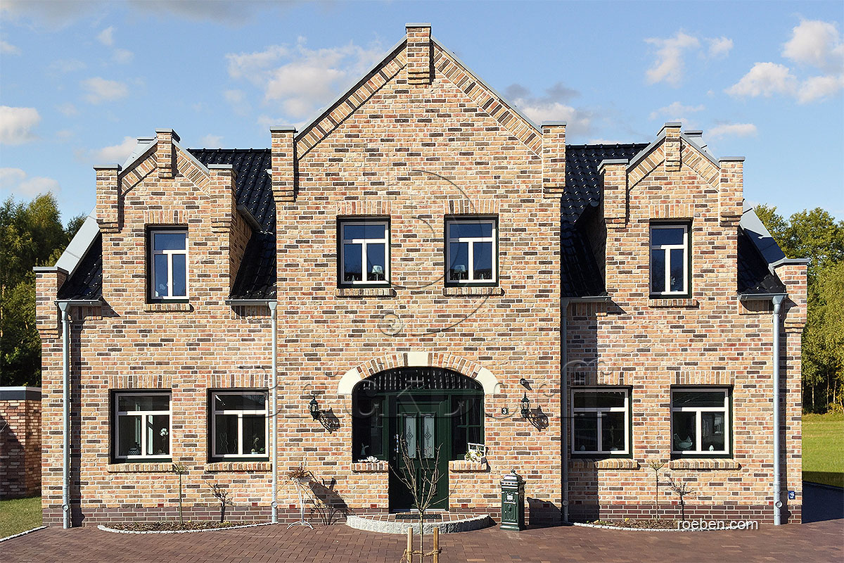 Керамическая черепица рядовая Roben BARI черный матовая глазурь