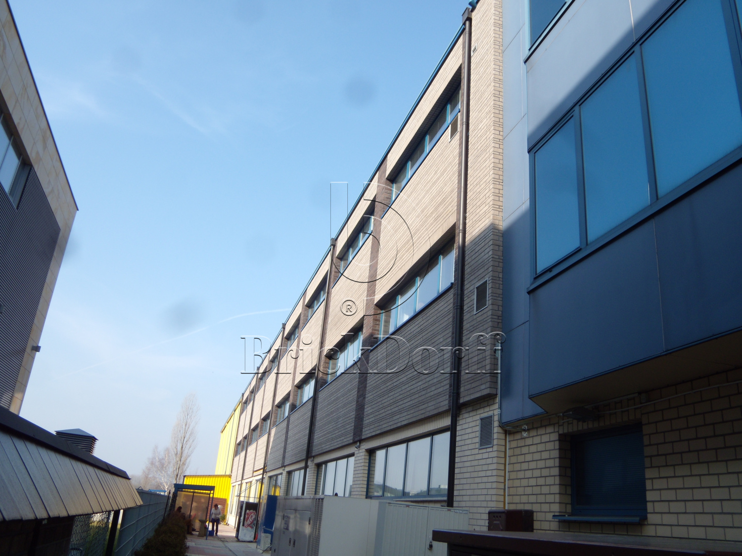 Клинкерная фасадная плитка облицовочная под кирпич Stroeher (Штроер) Zeitlos 237 austerrauch рельефная, 400*35*14 мм