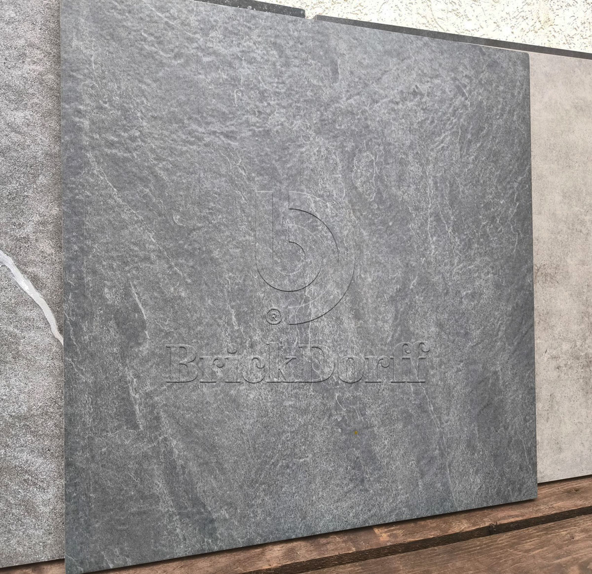 Blestone Anthracite 600x600x20 мм, тротуарная плитка уличная, противоскользящая, керамогранит OutdoorDesign