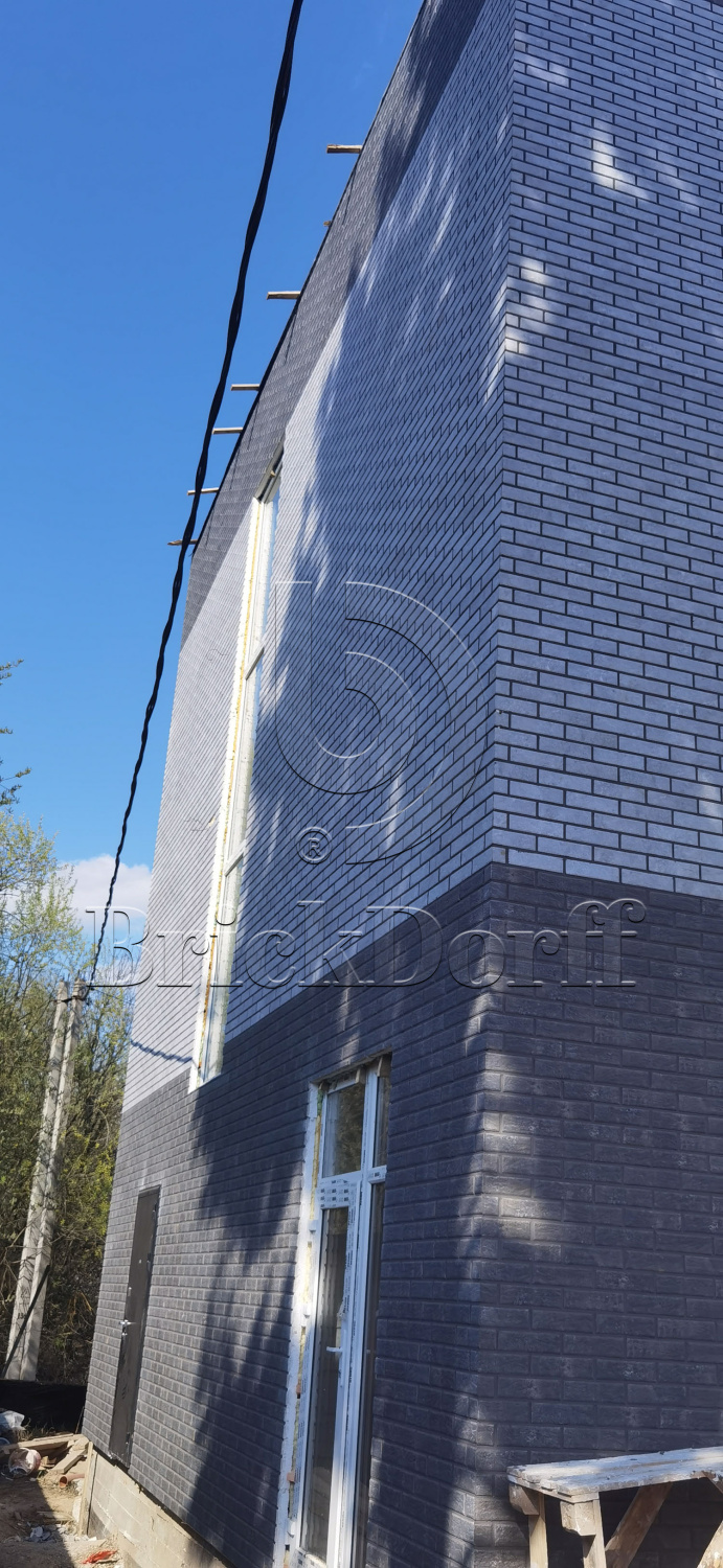 Cement Gray 245х65х8,5 мм клинкерная плитка под кирпич для фасада и цоколя