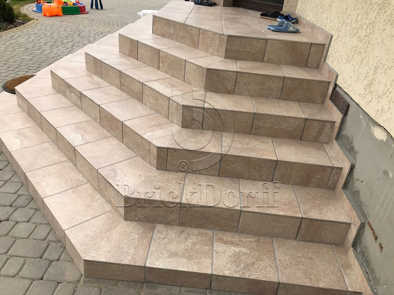 Клинкерная Плитка напольная противоскользящая Stroeher KERAPLATTE EPOS 955 eres 594*294*10 мм