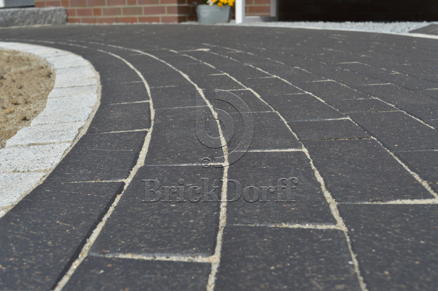 Тротуарная плитка / брусчатка Клинкерная черная LHL klinker TYBET 200*100*51 мм