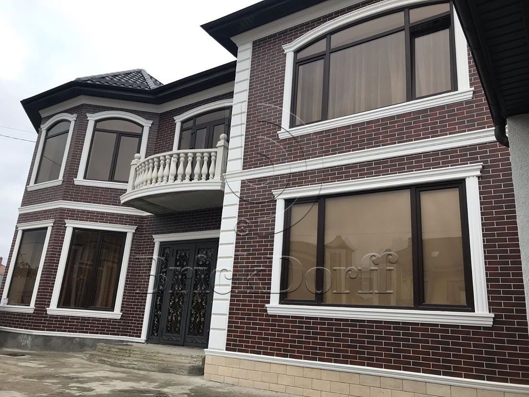 NATURAL BROWN DURO 245X66х7,4 мм Клинкерная фасадная плитка под кирпич облицовочная коричневая