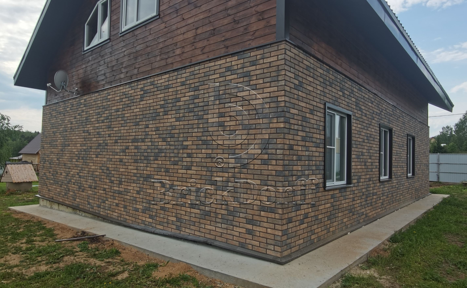 Loft Brick Cardamon фасадная термопанель из пенополиуретана ППУ 65 мм