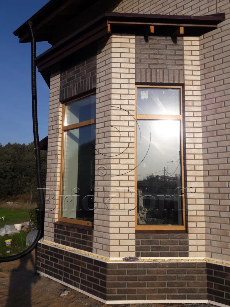 SCANDIANO BEIGE 245X66х7,4 мм Клинкерная фасадная плитка под кирпич облицовочная бежевая