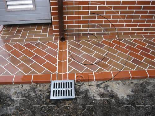 Клинкерная Плитка напольная противоскользящая EURAMIC CLASSIC 345 naturrot bunt 240*240*12 мм