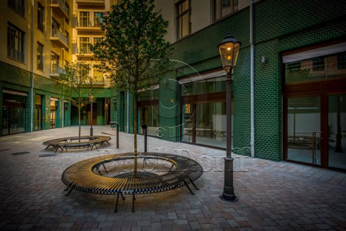 PRO-18-8 Глазурованная клинкерная фасадная плитка под кирпич ral 6028 122x69x10 мм