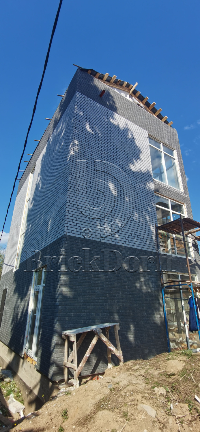 Cement Gray 245х65х8,5 мм клинкерная плитка под кирпич для фасада и цоколя