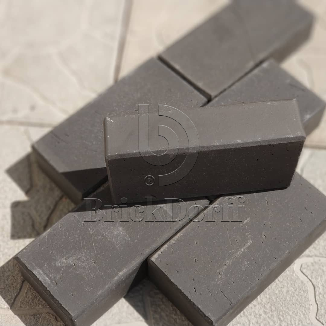 Тротуарная плитка / брусчатка Клинкерная черная LHL klinker TYBET 200*100*51 мм